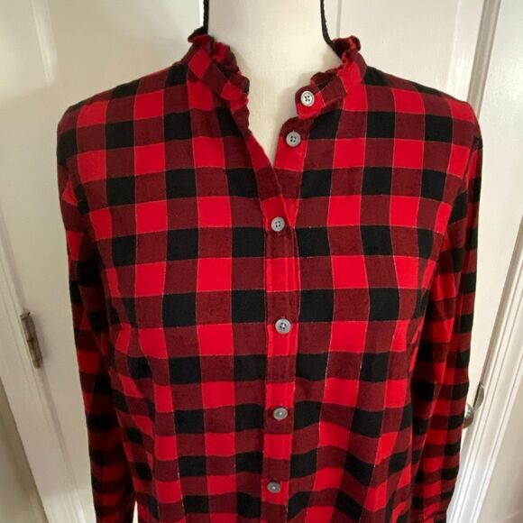 J.Crew buffalo plaid button up shirt size M - Picture 2 of 9